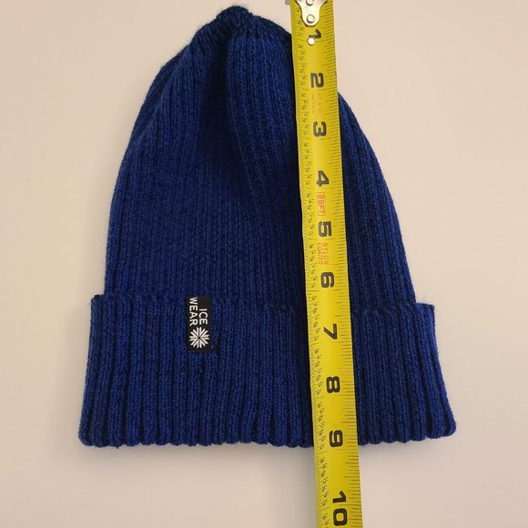 Ice Wear Vogar Warm Hat Beanie Blue VGUC - Picture 6 of 6